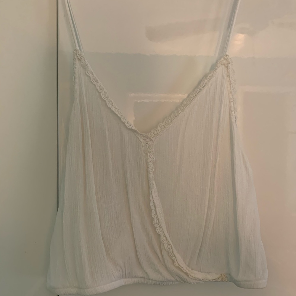 White crop top